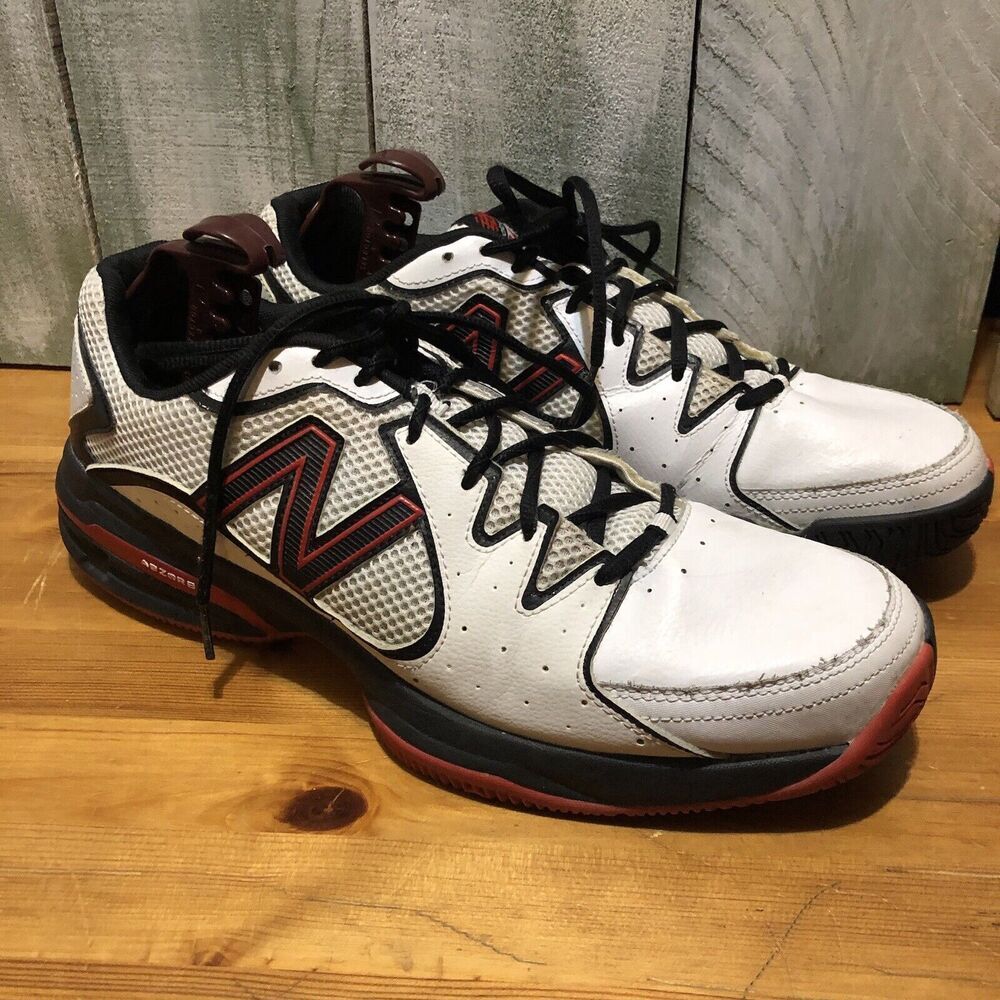 NEW BALANCE 786 ABZORB White Red Black Running Tennis Shoes Sz 12 D (MC786WR)
